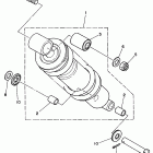 TW 200E Задняя подвеска