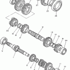 XV750HC1/XV750H1 Трансмиссия