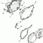 XT 350 Крышка картера двигателя