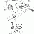 XV750HC1/XV750H1 Fuel tank non california