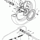 WR 250 Заднее колесо