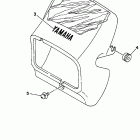 XT 350 Обтекатель 1