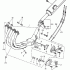 FRZ 600R Exhaust 2 (california only)