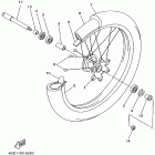 YZ 125 Переднее колесо