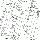 YZ125H1 Передняя вилка