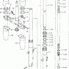 ROYAL STAR TOUR CLASSIC-XVZ13ATH/XVZ13AH/XVZ13ATHC/XVZ13AHC Передняя вилка