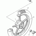 XV750HC1/XV750H1 Переднее колесо