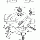 YZF600RHC/YZF600RH Fuel tank non california