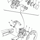 YZ 250 Задний суппорт тормозной