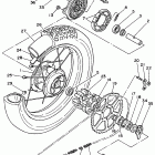 XT 350 Заднее колесо