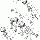 FZR600RHC/FZR600RH Коленчатый вал и Поршень