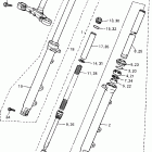 FZR600RHC/FZR600RH Передняя вилка