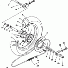 YZ 80 Заднее колесо