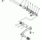 XT 350 Вал переключения