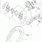 ROYAL STAR TOUR CLASSIC-XVZ13ATH/XVZ13AH/XVZ13ATHC/XVZ13AHC Задний суппорт тормозной