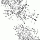 XV750HC1/XV750H1 Головка цилиндра