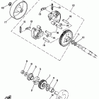 PW 50 Передняя вилка