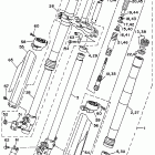 WR 250 Передняя вилка
