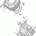 XV750HC1/XV750H1 Цилиндр