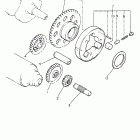 VMX12H V-MAX 1200 Муфта стартера