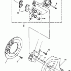 WR 250 Передний тормозной суппорт