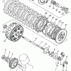 XV750HC1/XV750H1 Сцепление