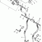 XV750HC1/XV750H1 Главный тормозной цилиндр,передний