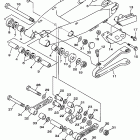YZ 125 Бугель (задний рычаг)