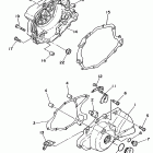 TW 200E Крышка картера двигателя