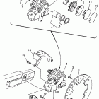 YZ 125 Задний суппорт тормозной