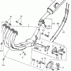 FZR600RHC/FZR600RH Exhaust 2 california