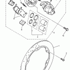 XJ600SH Seca II Передний тормозной суппорт