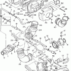 XV750HC1/XV750H1 Впускная система