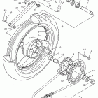 YZF 750R Заднее колесо
