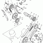 XV750HC1/XV750H1 Цепь механизма газораспределения
