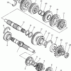 FZR600RHC/FZR600RH Трансмиссия
