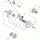 YZ 80 Коленчатый вал и Поршень