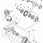 TW 200E Коленчатый вал и Поршень