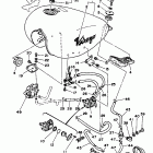 XV 250 Топливный бак (только шт.Калифорния)