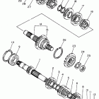 XJ600SH Seca II Трансмиссия