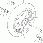 ROYAL STAR TOUR CLASSIC-XVZ13ATH/XVZ13AH/XVZ13ATHC/XVZ13AHC Переднее колесо