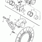 FRZ600R Задний суппорт тормозной