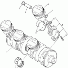 FZR1000 Коленчатый вал и Поршень