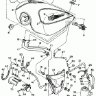 XV 1100 Топливный бак (только шт.Калифорния)