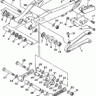 YZ 250 Бугель (задний рычаг)