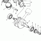 XV750GC/XV750G Коленчатый вал и Поршень
