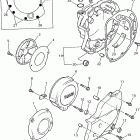 XJ600SG/XJ600SGC Крышка картера двигателя