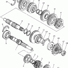 FZR600RGC/FZR600RG Трансмиссия