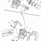 YZ125G1 Задний суппорт тормозной