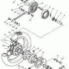 PW 80 Заднее колесо